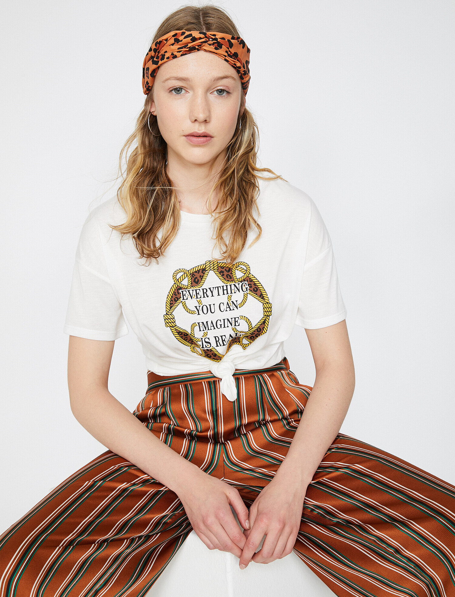   Yazılı Baskılı Tişört