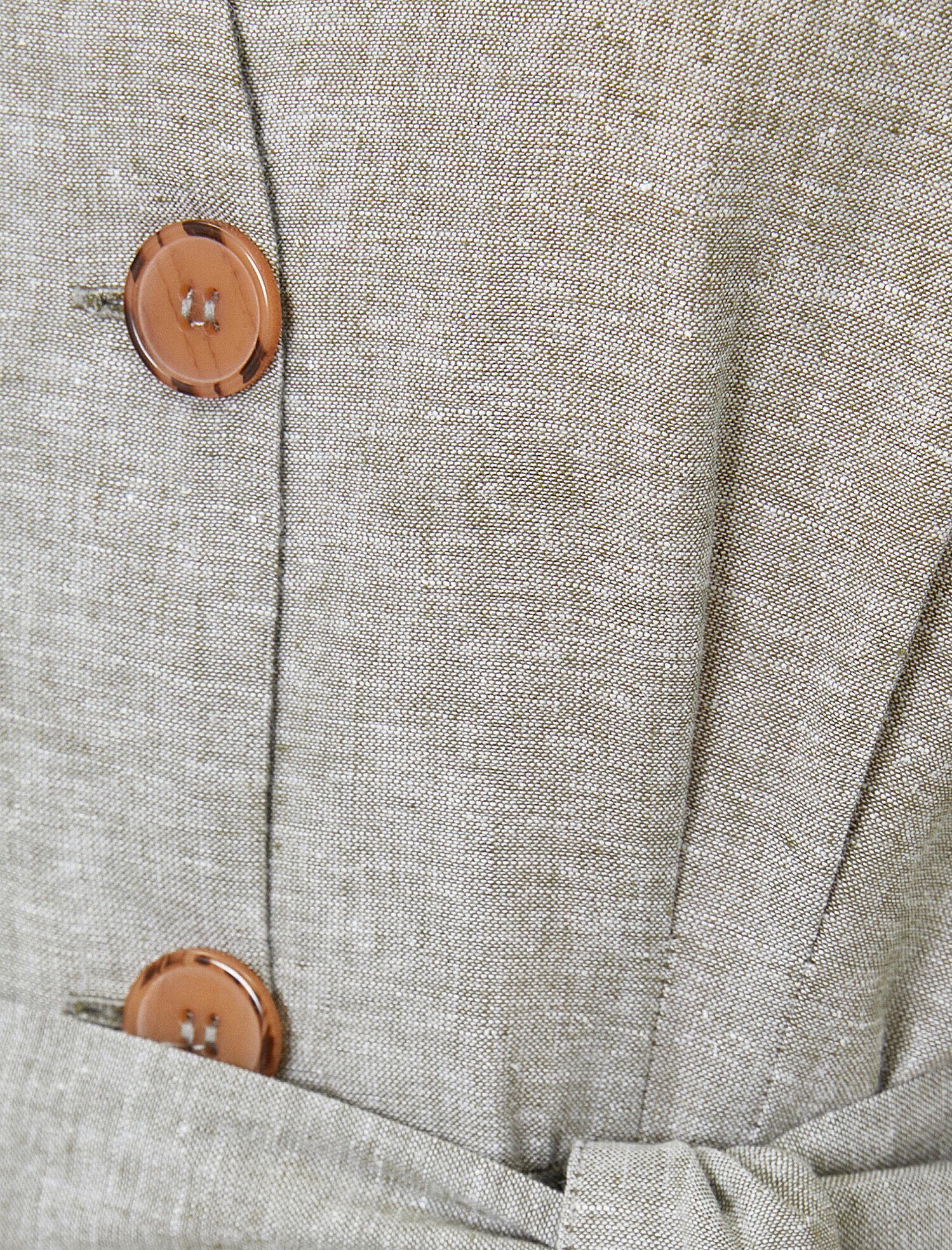   Düğme Detaylı Elbise