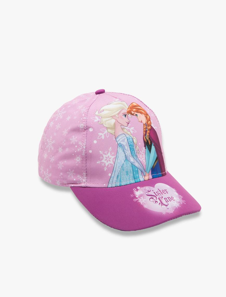  Kız Çocuk Frozen Baskılı Şapka