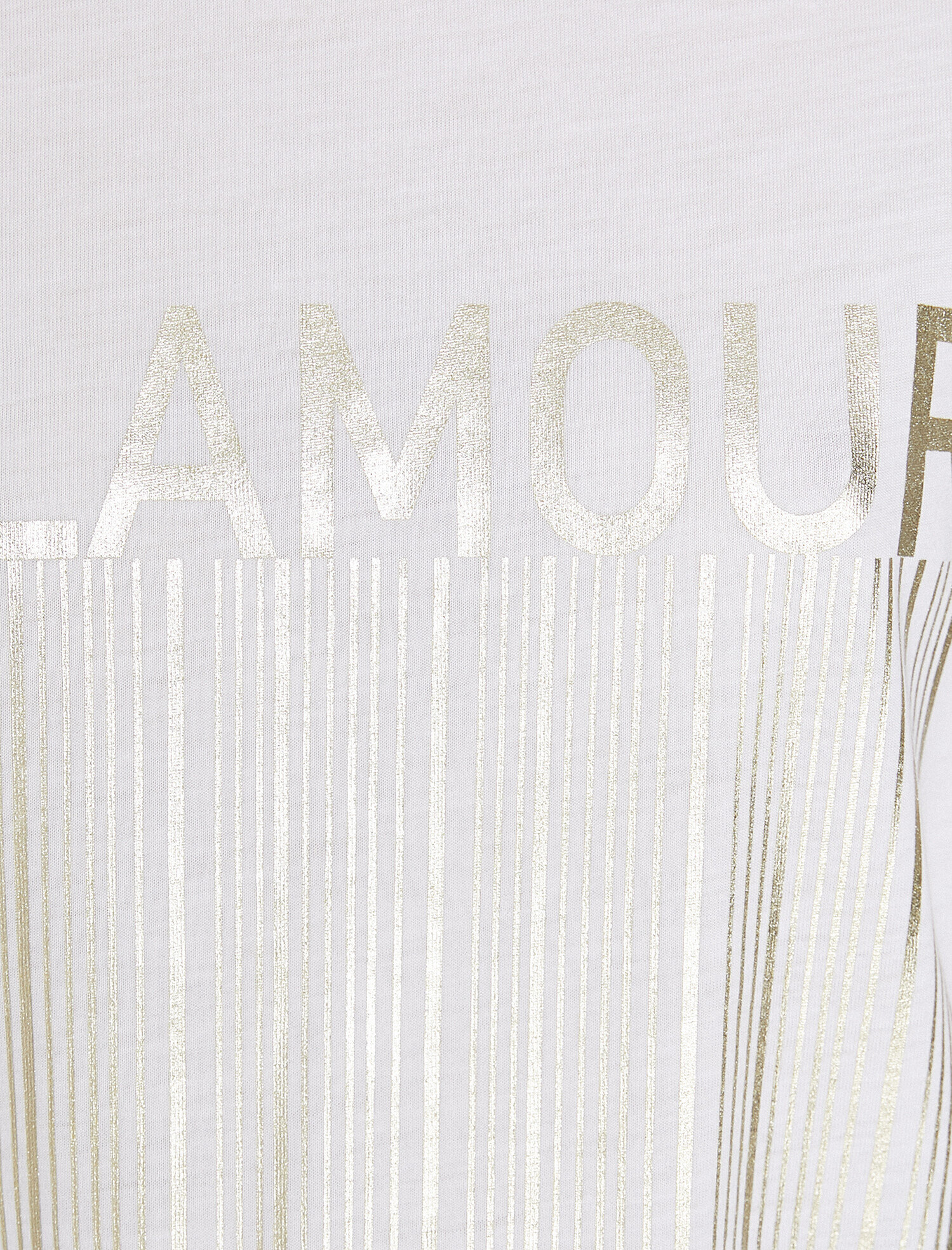   Varak Baskılı Bisiklet Yaka Standart Kalıp Tişört