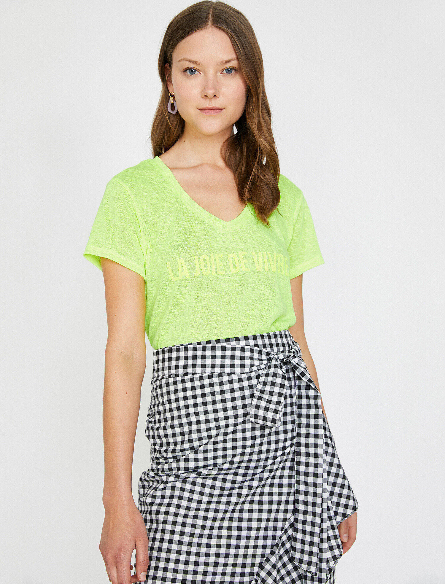   Yazılı Baskılı Tişört