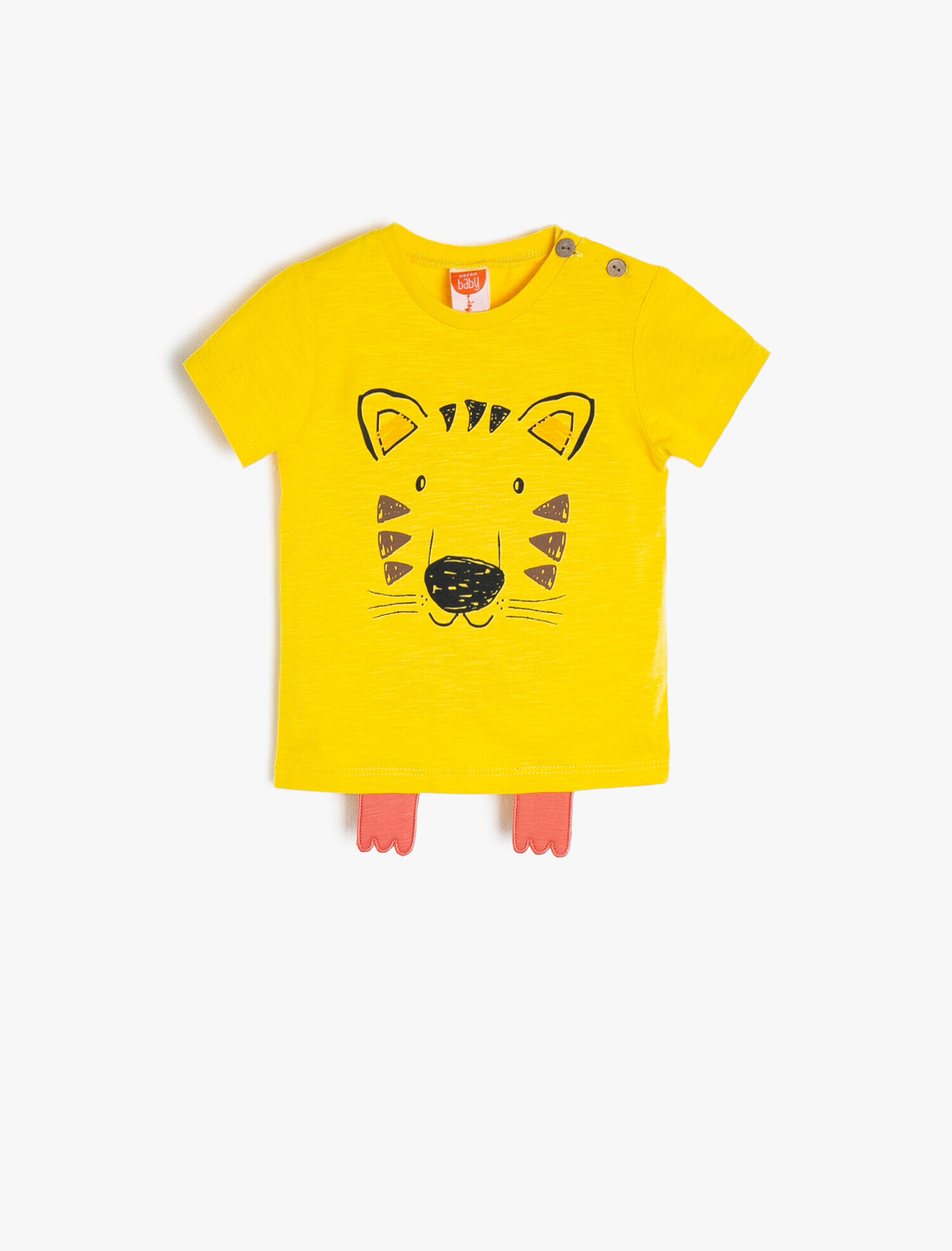  Erkek Bebek Baskılı Tişört Kısa Kollu