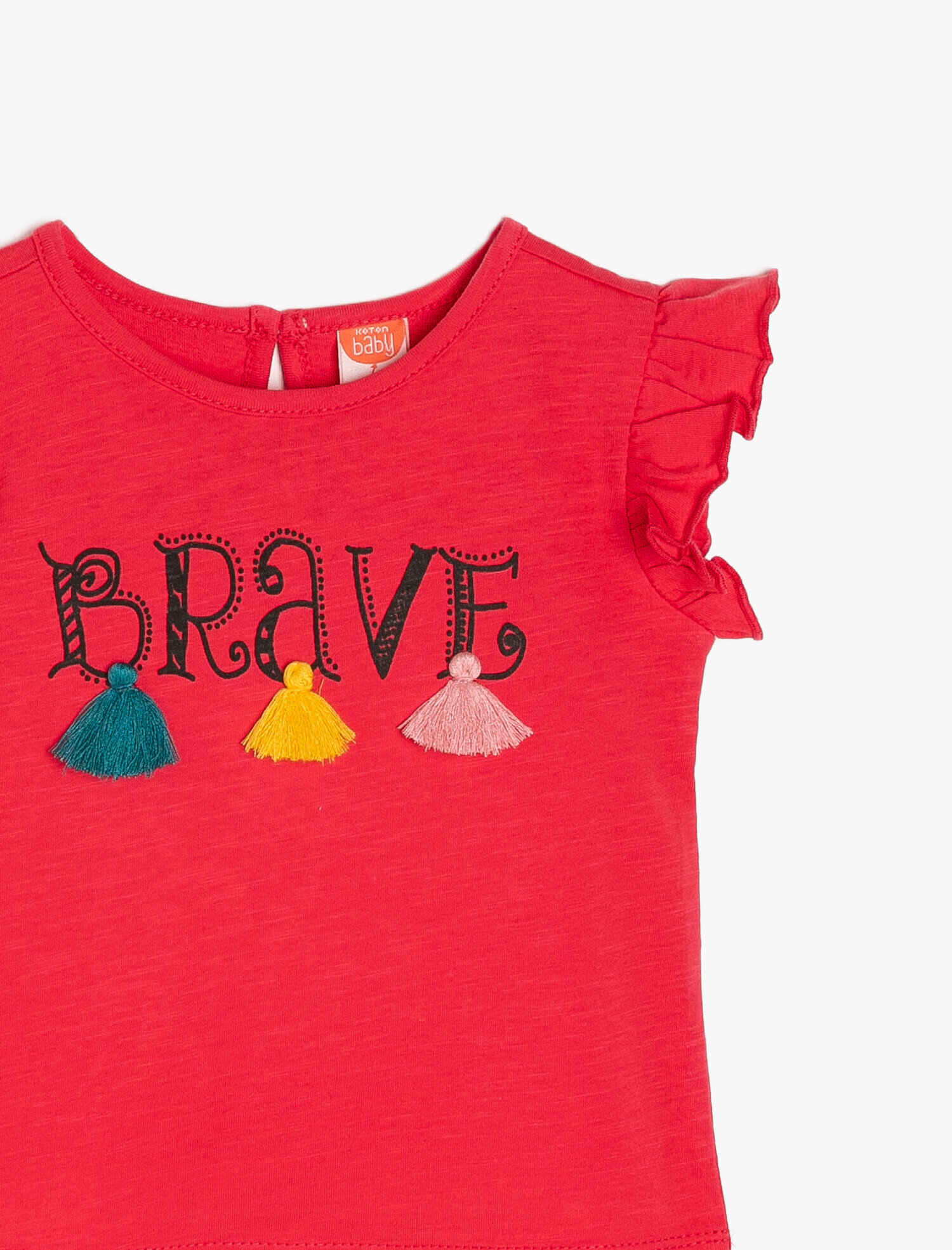 Kız Bebek Püskül Detaylı Atlet