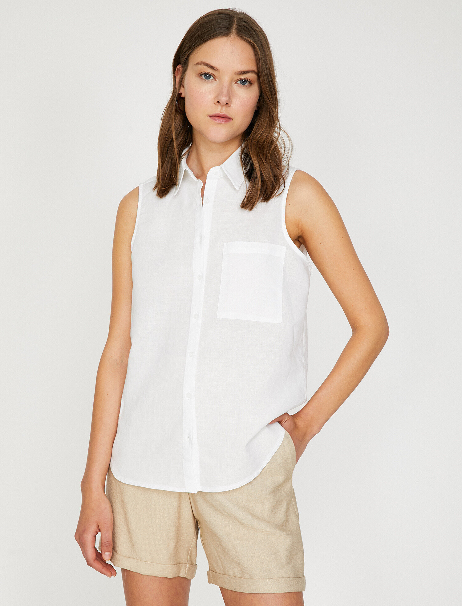   Cep Detaylı Gömlek