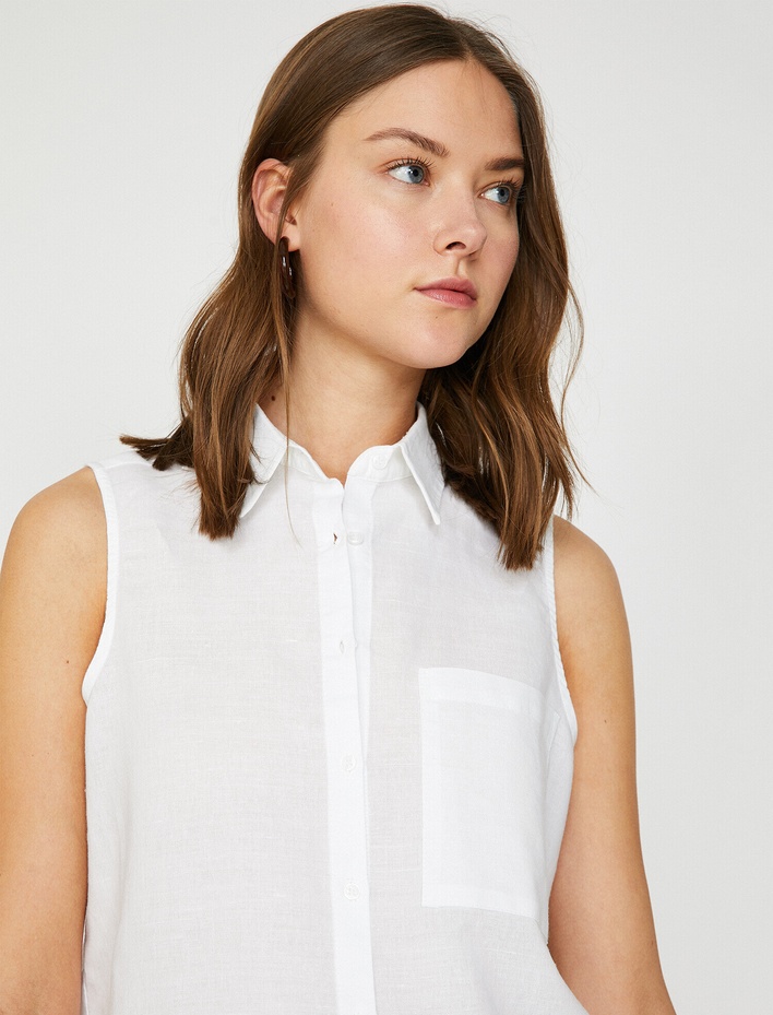  Cep Detaylı Gömlek