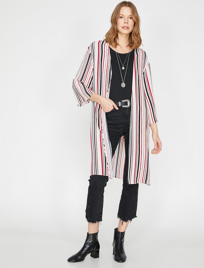  Çizgili Kimono