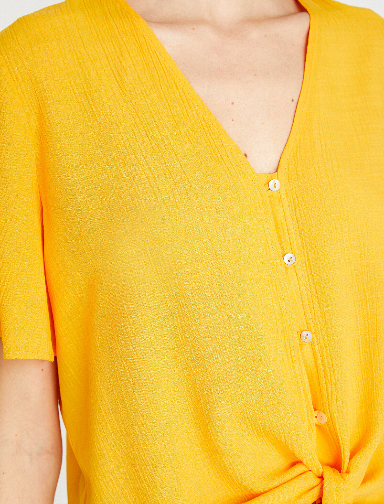   Beli Bağlamalı Gömlek