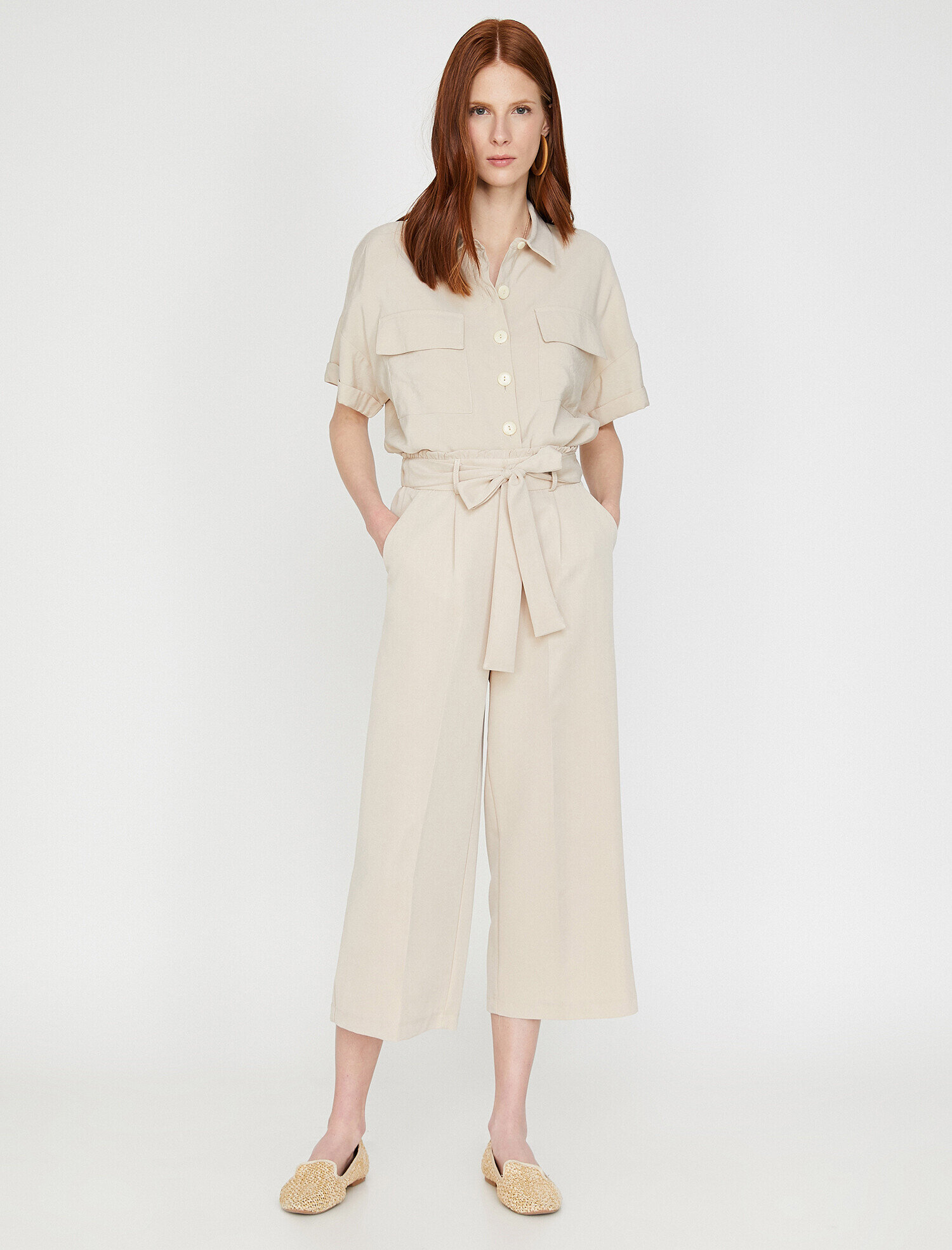   Beli Bağlamalı Pantolon