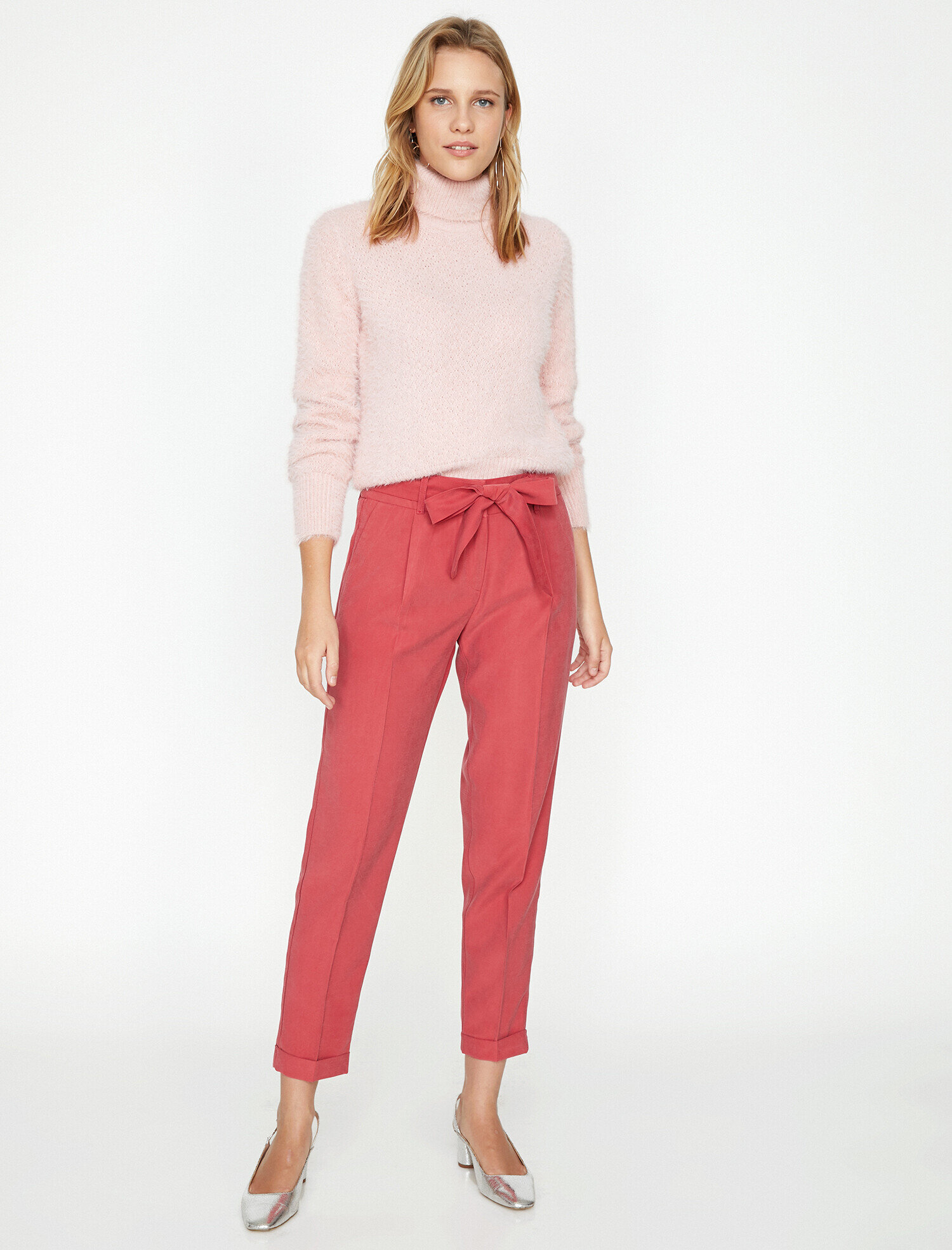   Beli Bağlamalı Pantolon