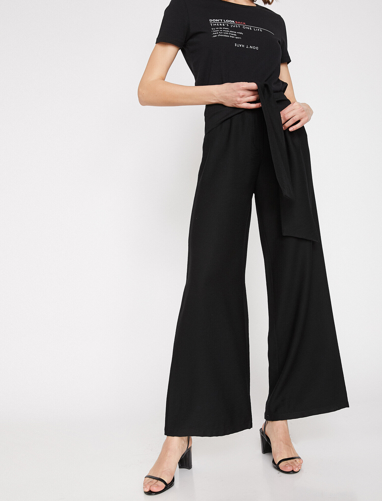   Beli Bağlamalı Pantolon