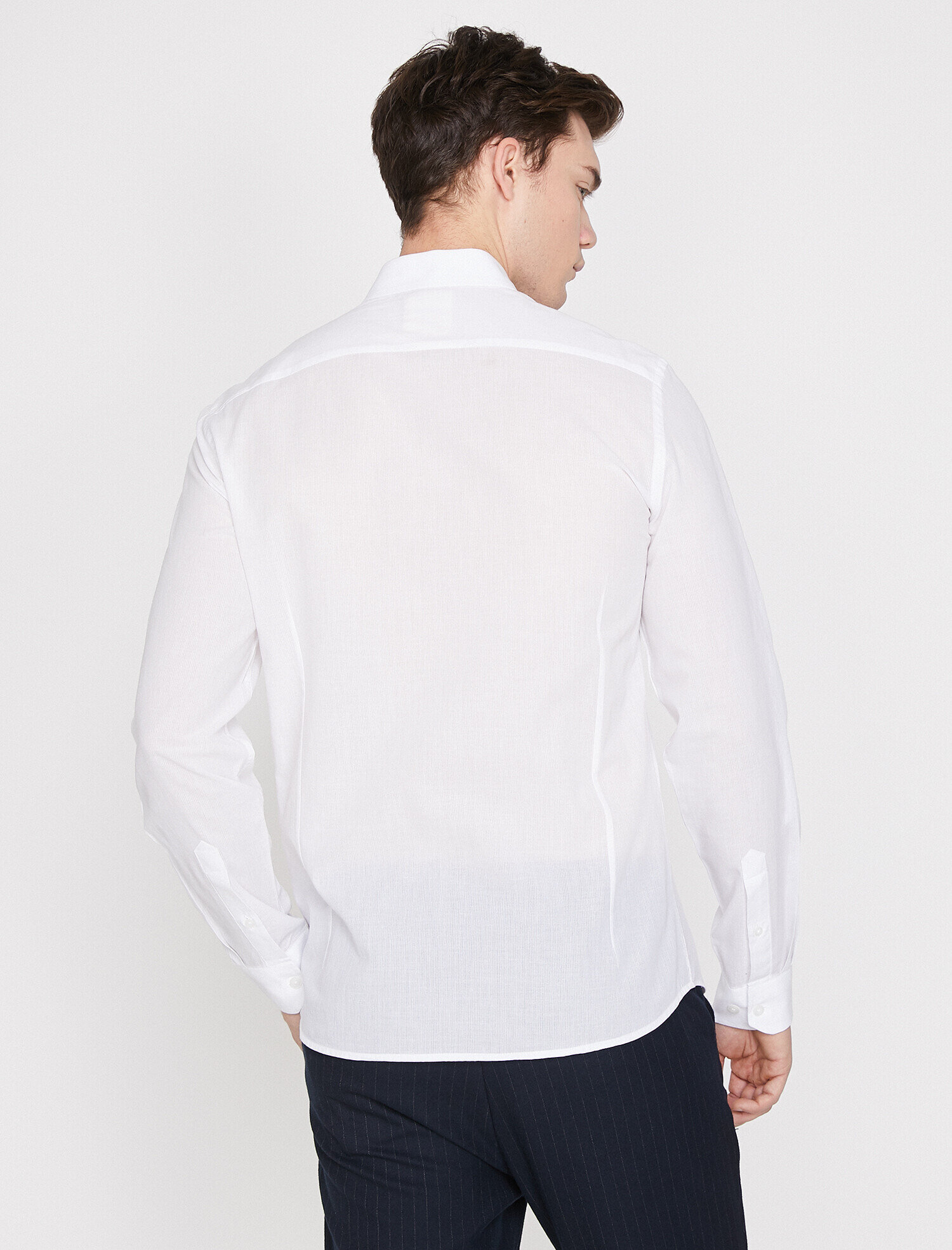   Tek Cepli Uzun Kollu Casual Gömlek