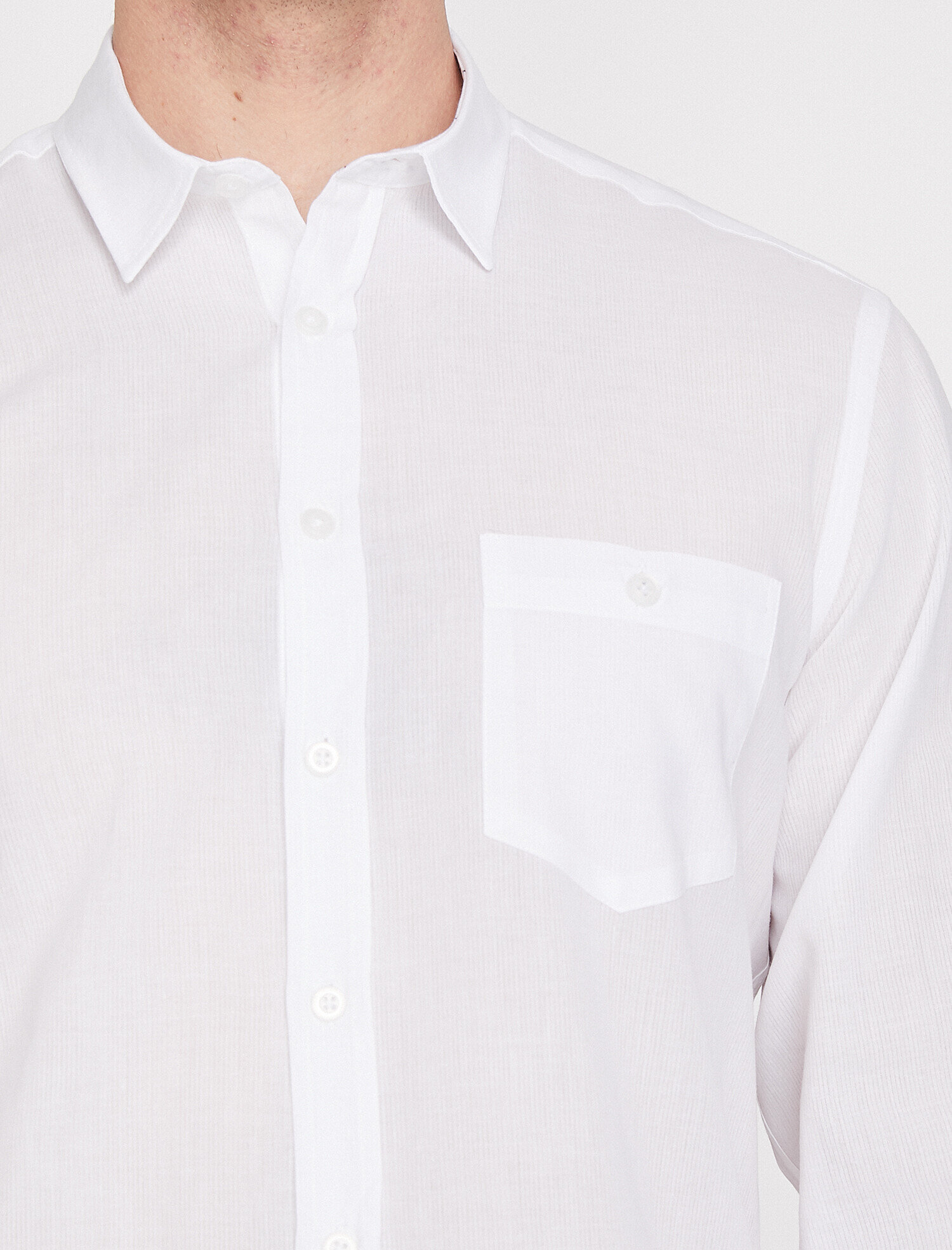   Tek Cepli Uzun Kollu Casual Gömlek