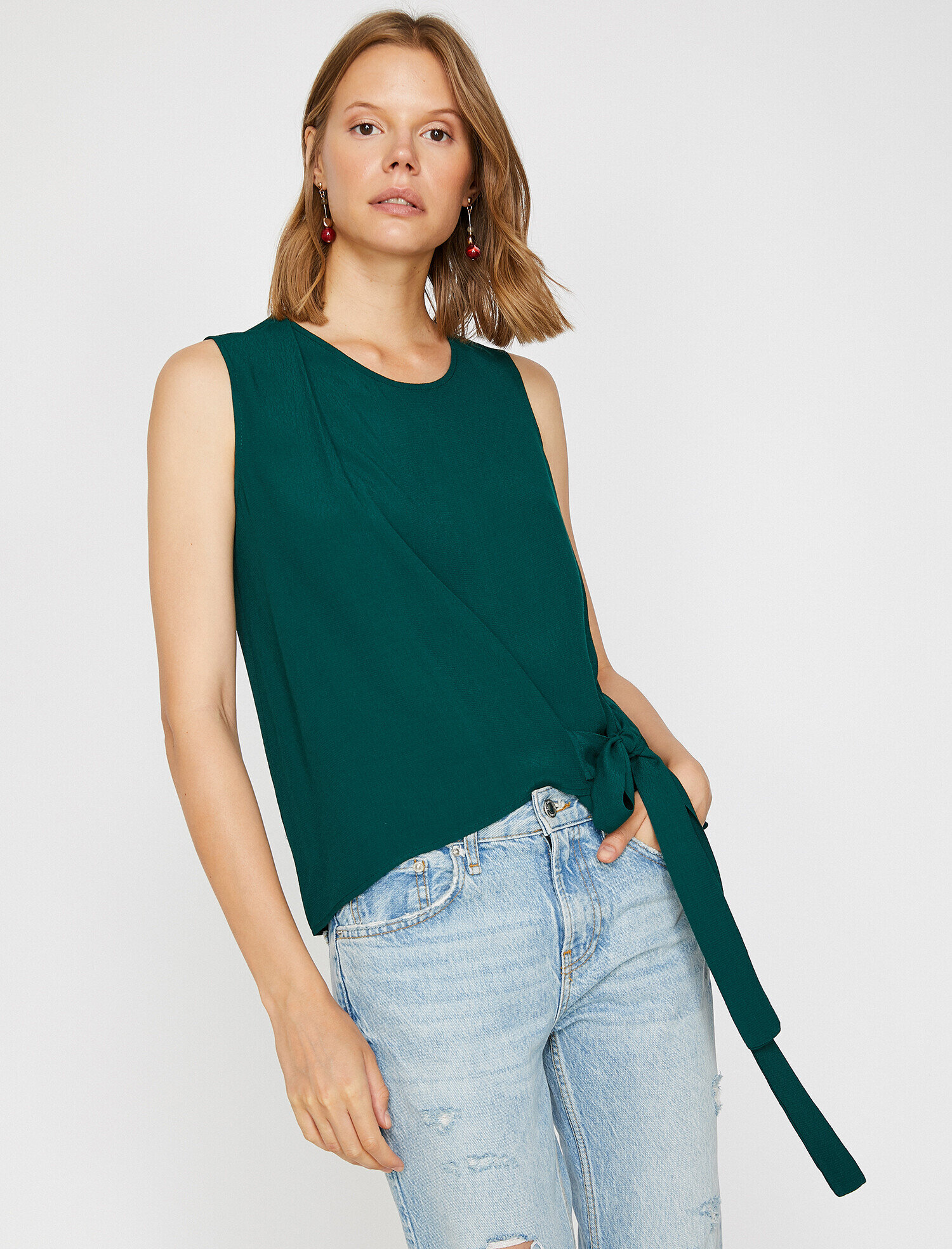   Bağlama Detaylı Gömlek