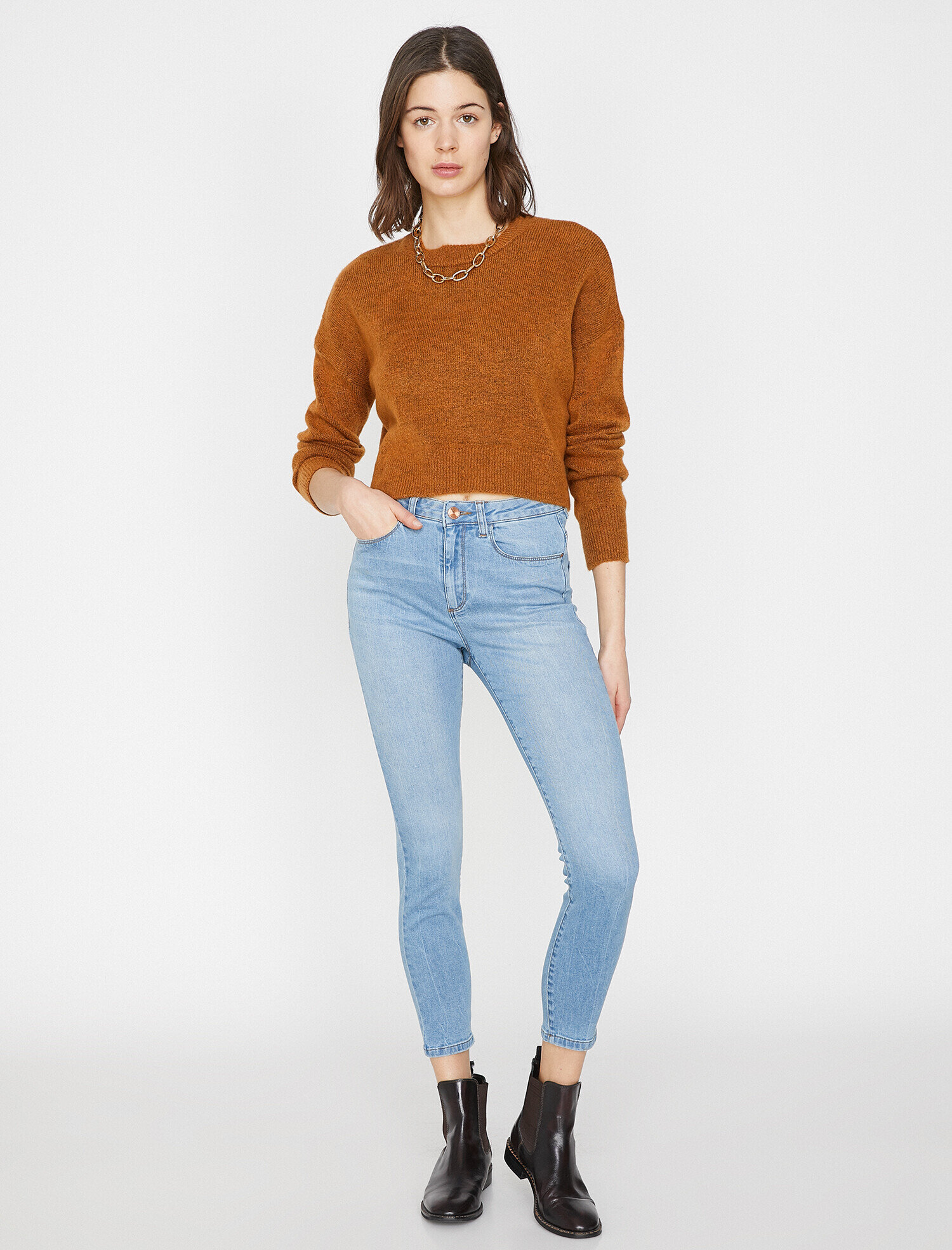 Dar Paça Kot Pantolon