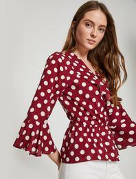 Puantiyeli Bluz