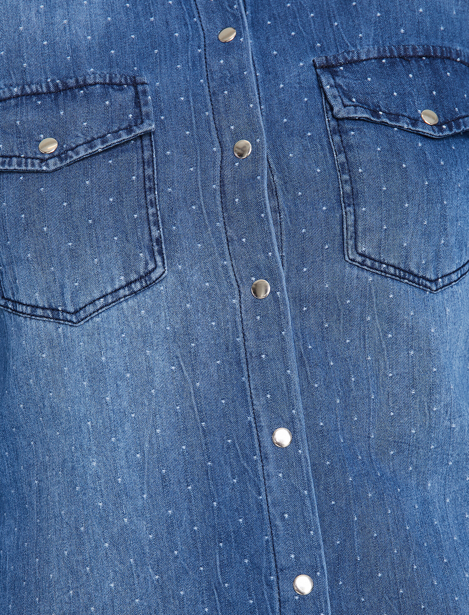   Desenli Jean Gömlek