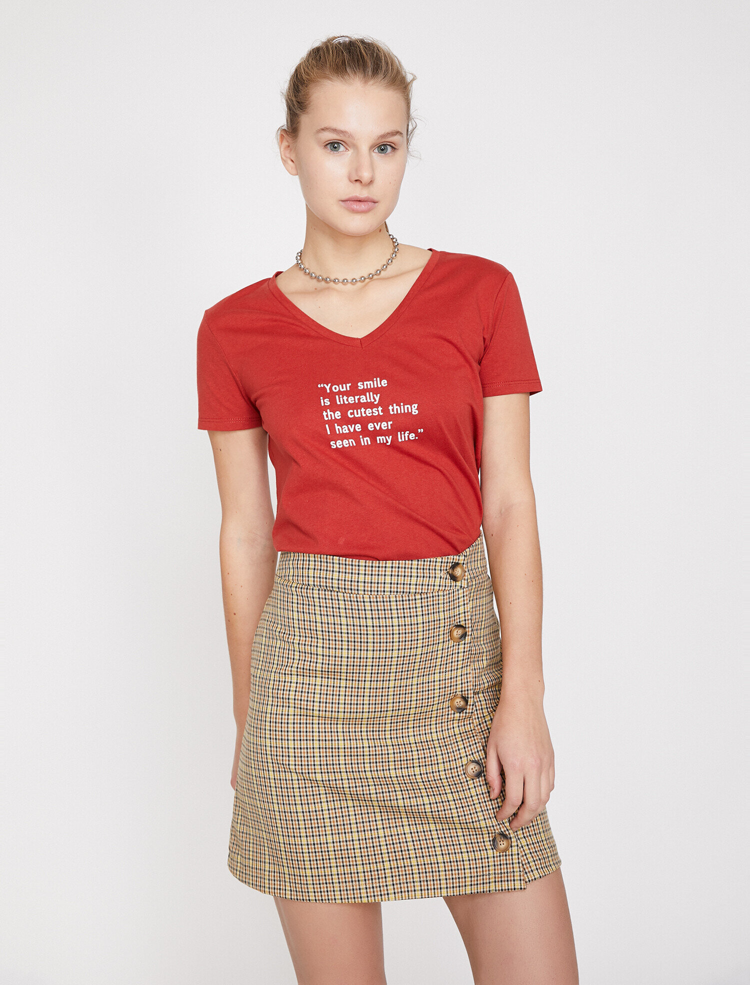   Yazılı Baskılı Tişört