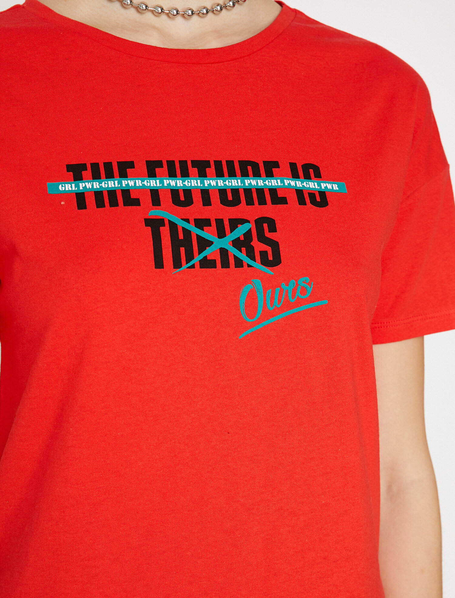   Yazılı Baskılı Tişört