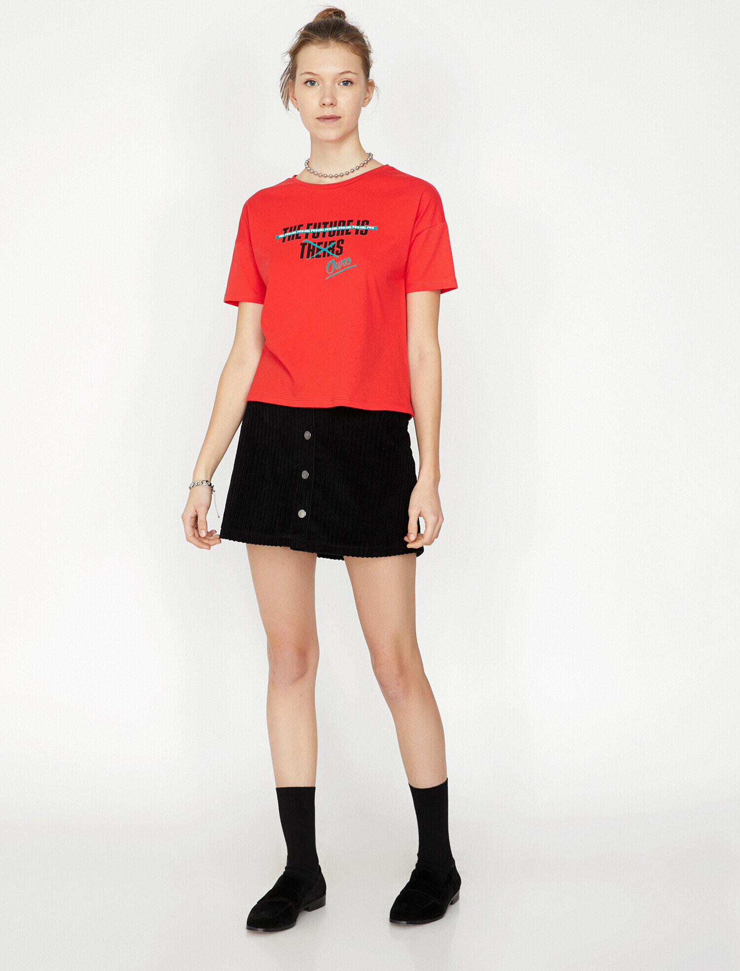   Yazılı Baskılı Tişört