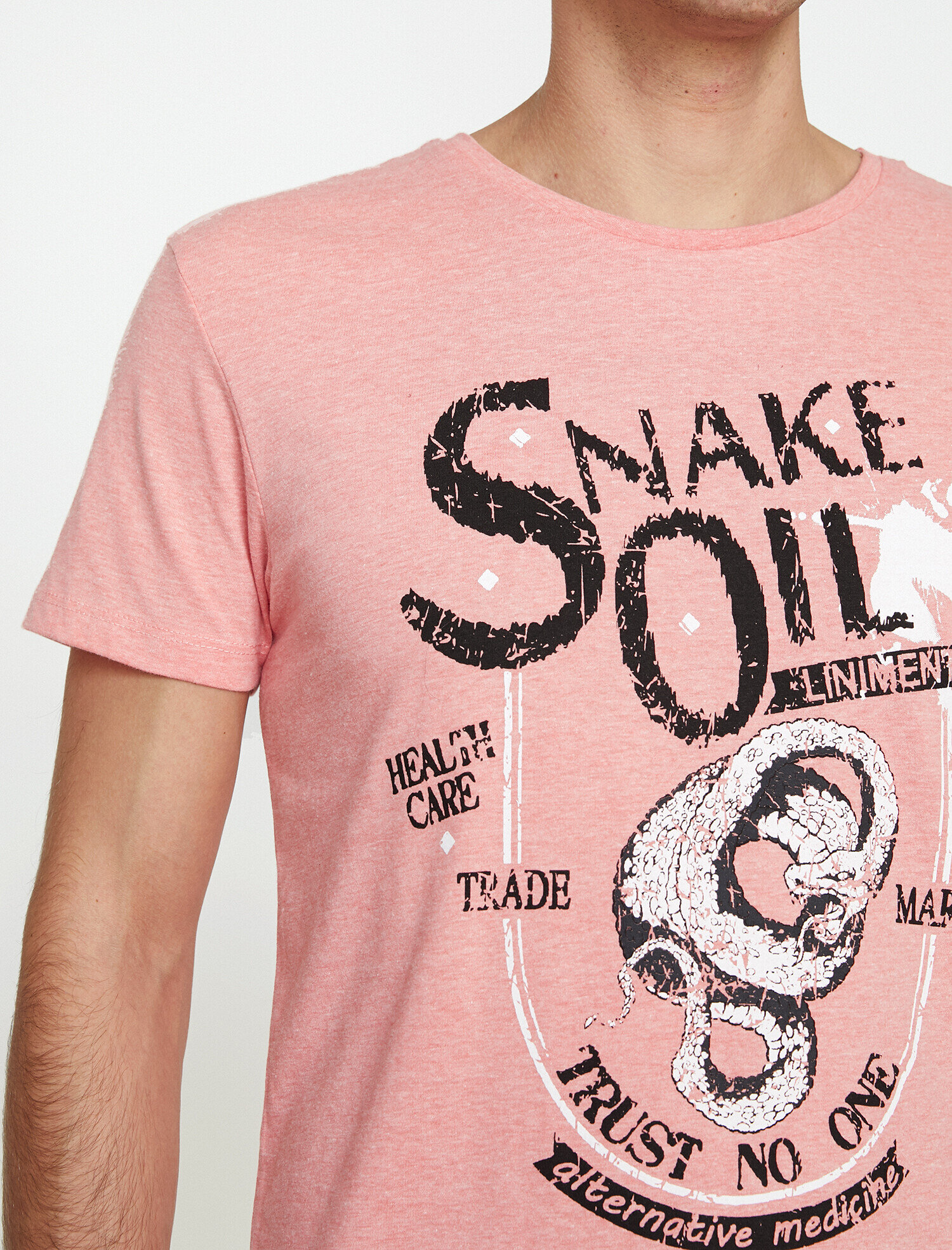   Baskılı Tişört Kısa Kollu