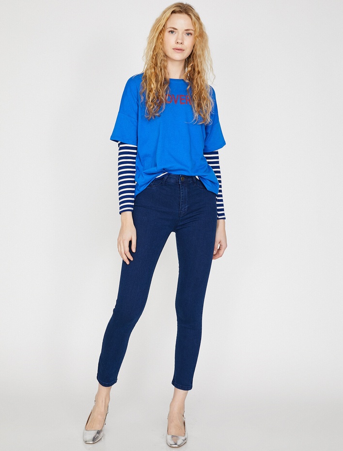  Düz Paça Kot Pantolon