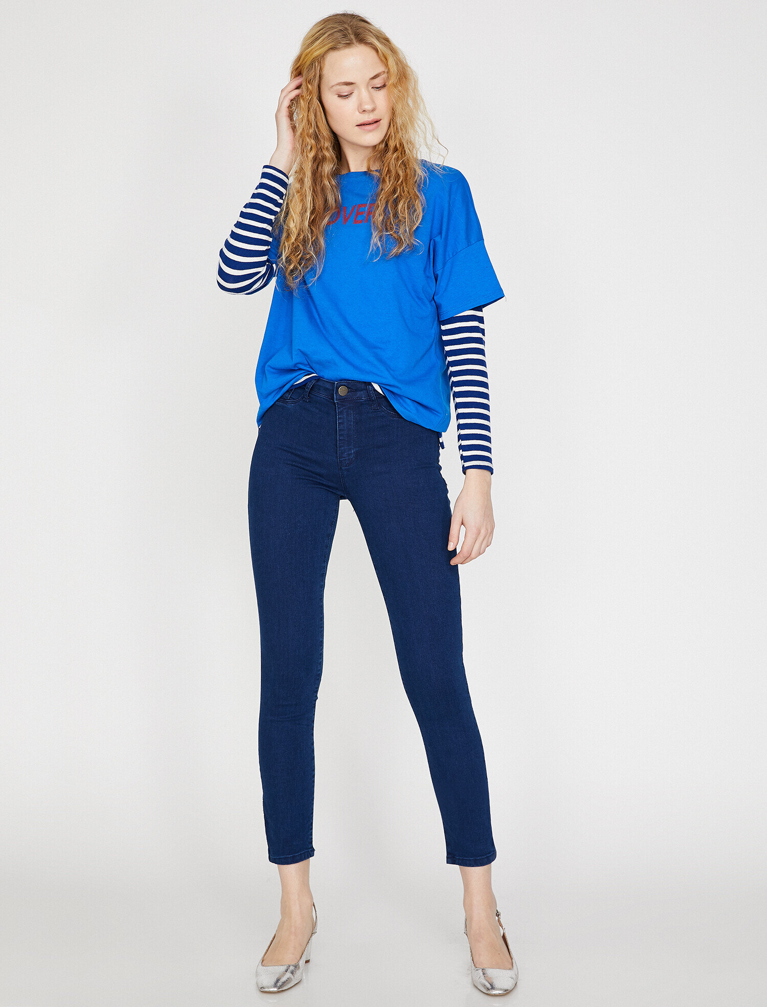   Düz Paça Kot Pantolon