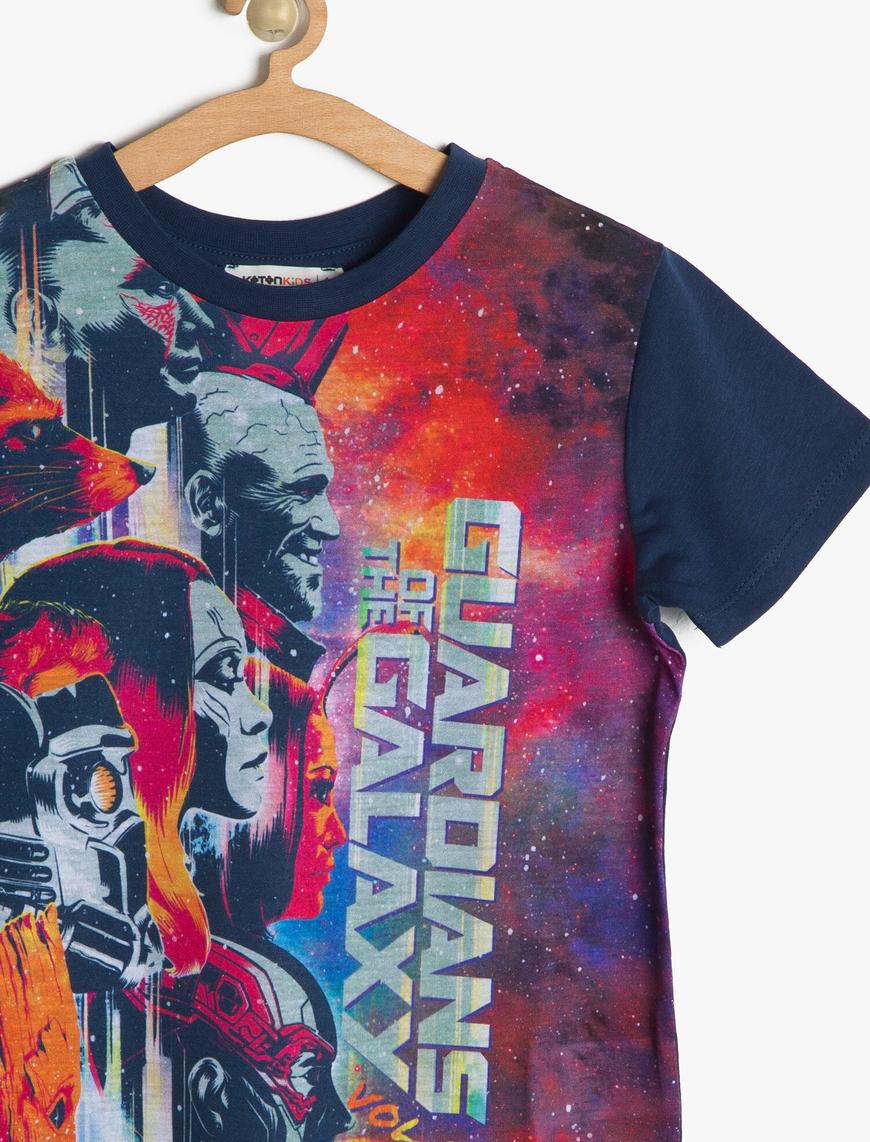  Erkek Çocuk Lisanslı Guardians of the Galaxy Baskılı Tişört
