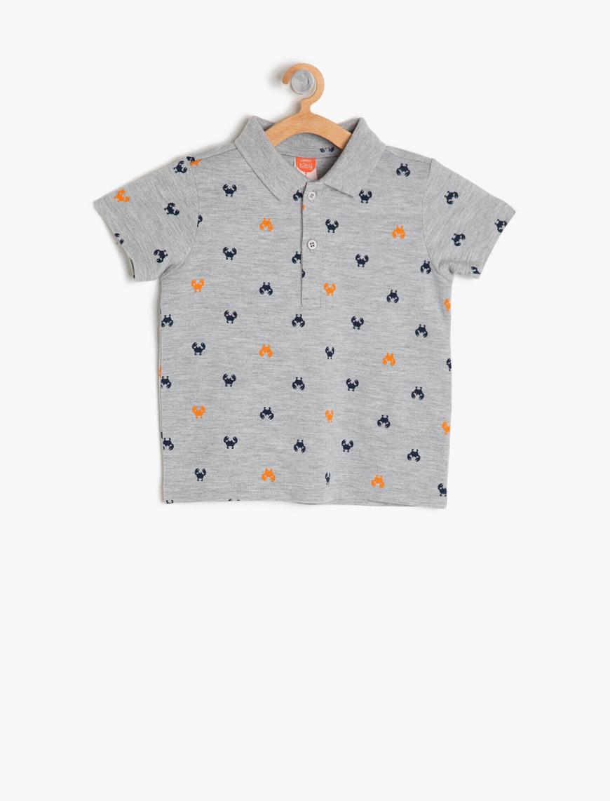  Erkek Bebek Desenli Tişört