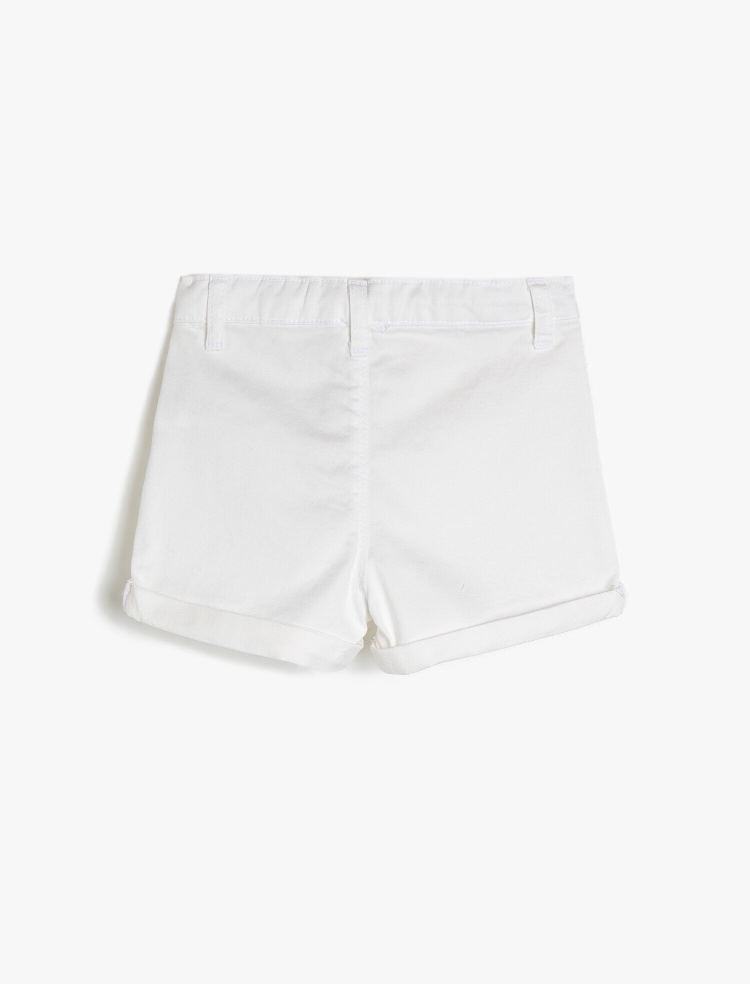  Kız Çocuk Gabardin Kısa Şort İşleme Detaylı