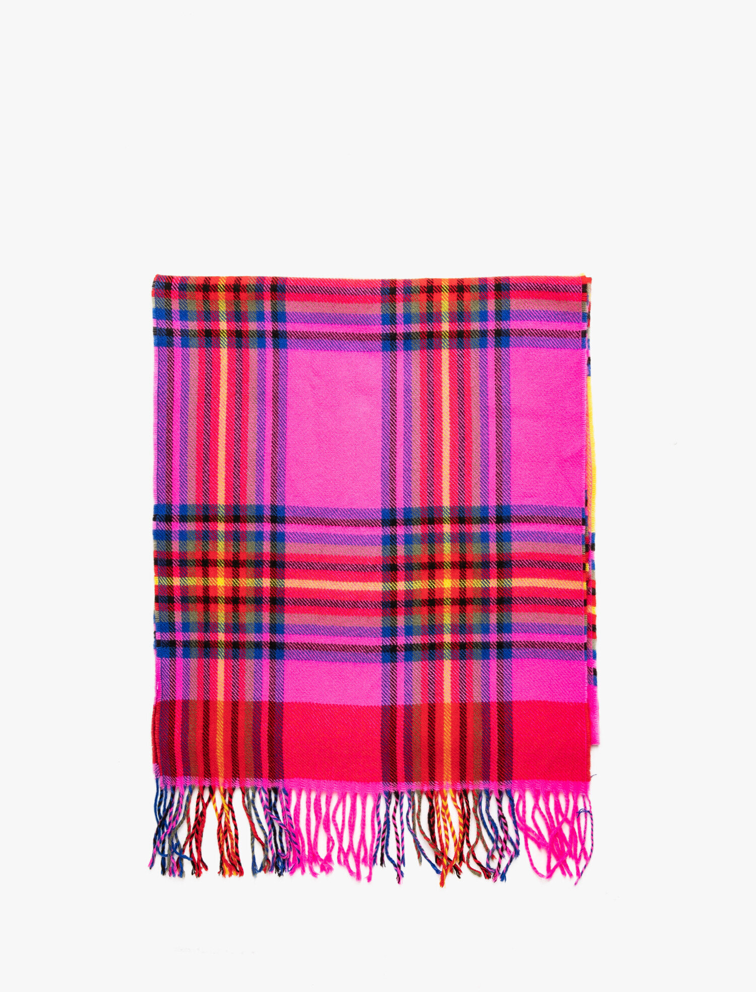  Kadın Püskül Detaylı Desenli Atkı