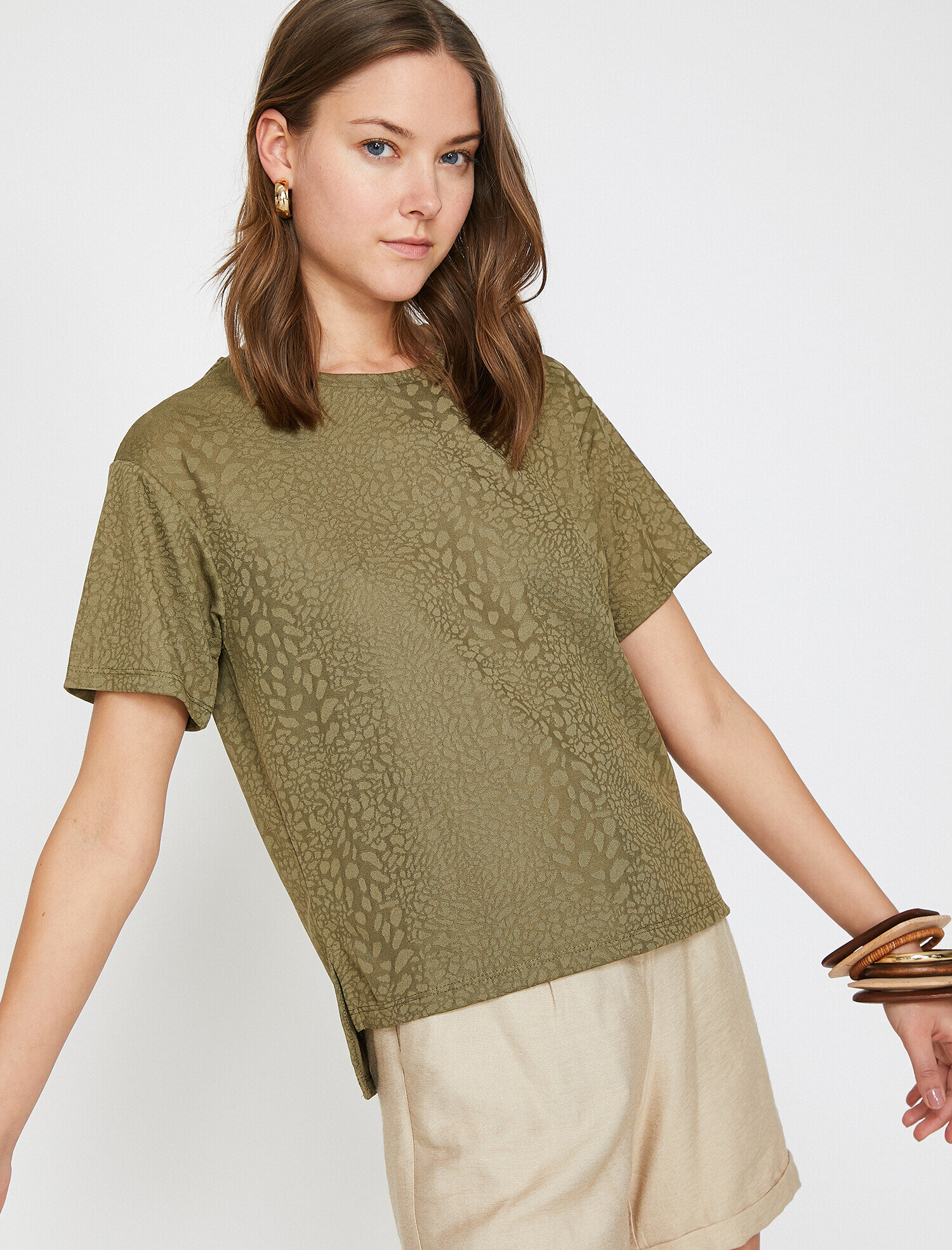   Bisiklet Yaka Tişört