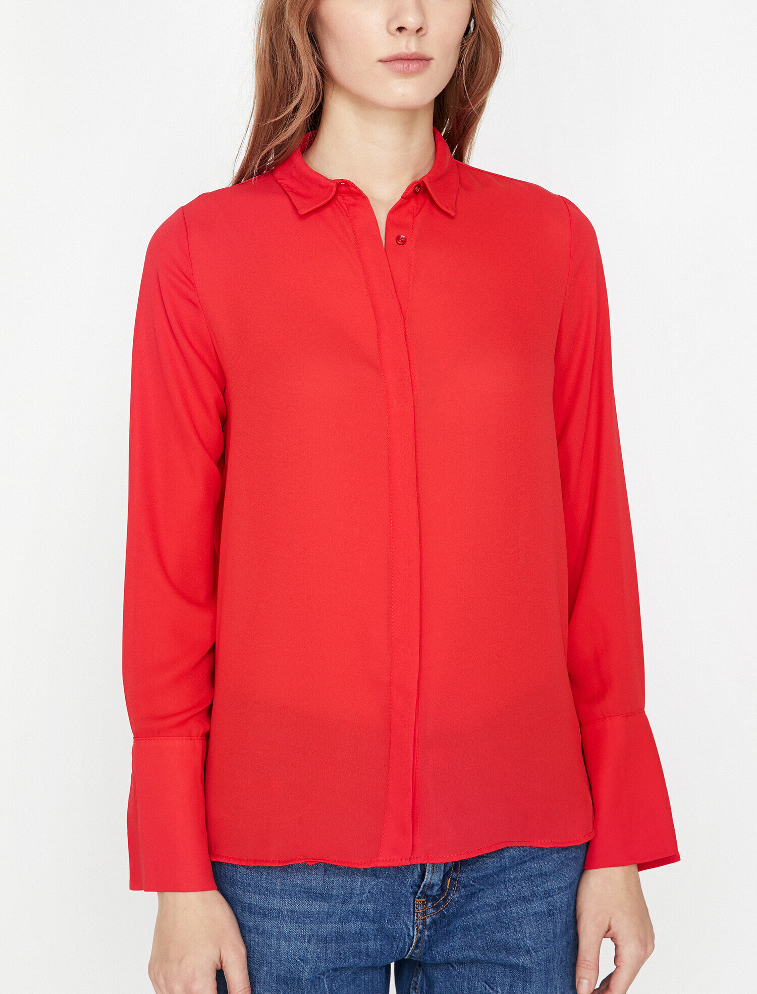   Kol Detaylı Gömlek