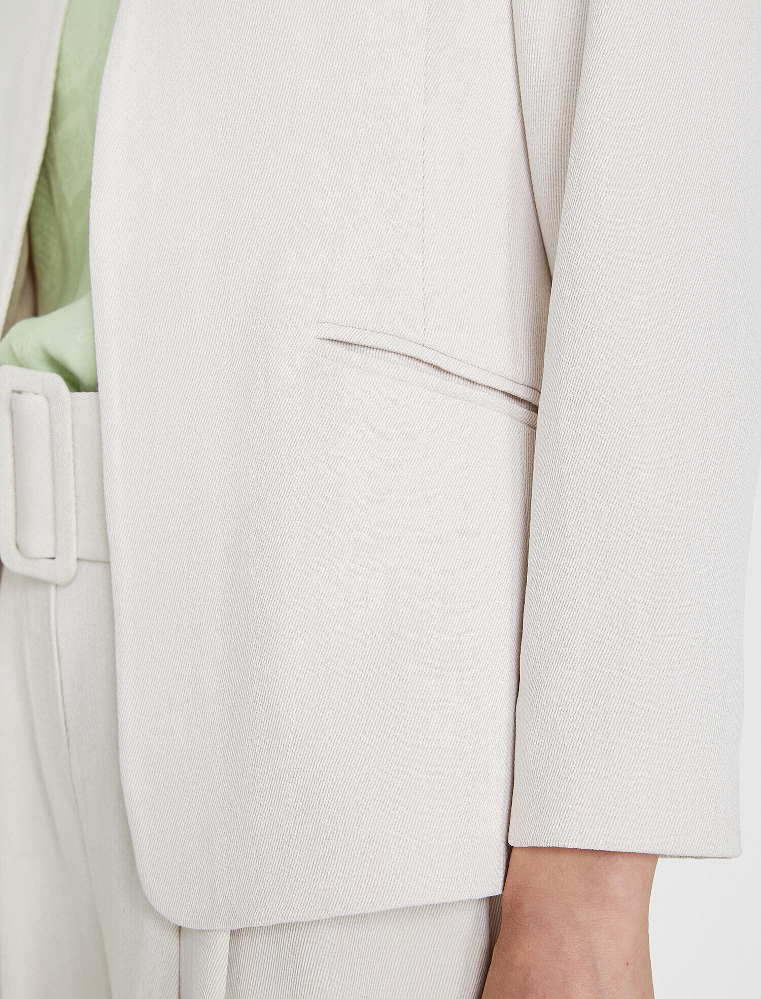 Blazer Ceket Yakasız