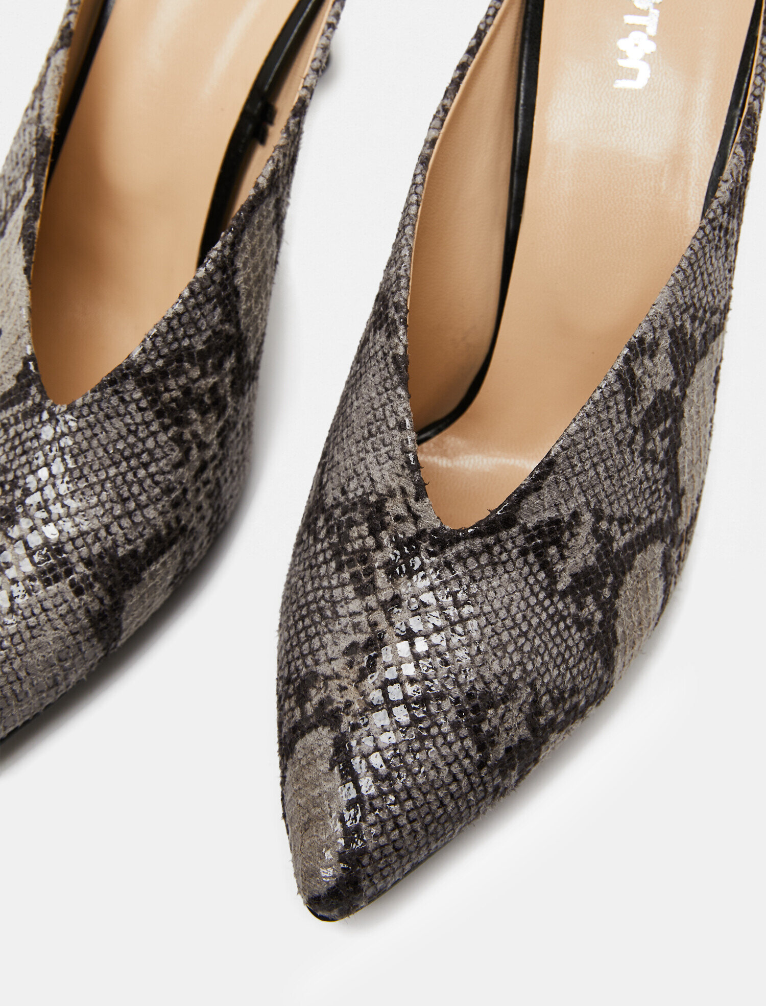 Kadın Desenli Topuklu Ayakkabı