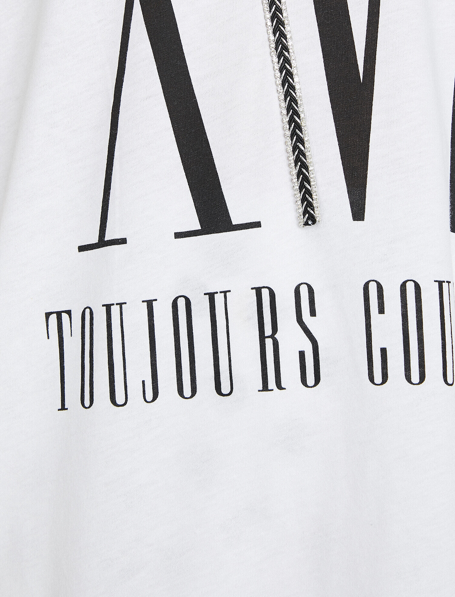   Yazı Baskılı Standart Kalıp Bisiklet Yaka Kısa Kollu Tişört