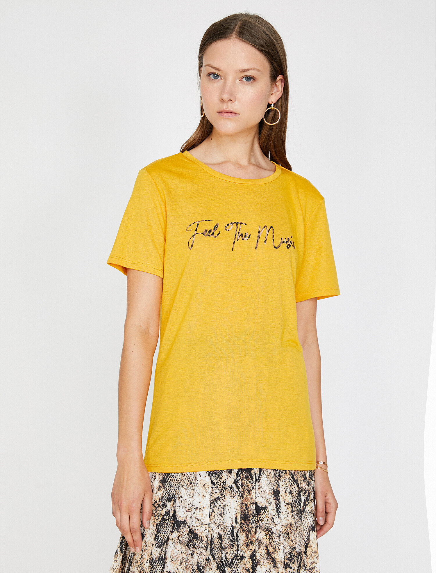   Yazılı Baskılı Tişört