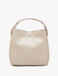 Deri Görünümlü Kol Çantası