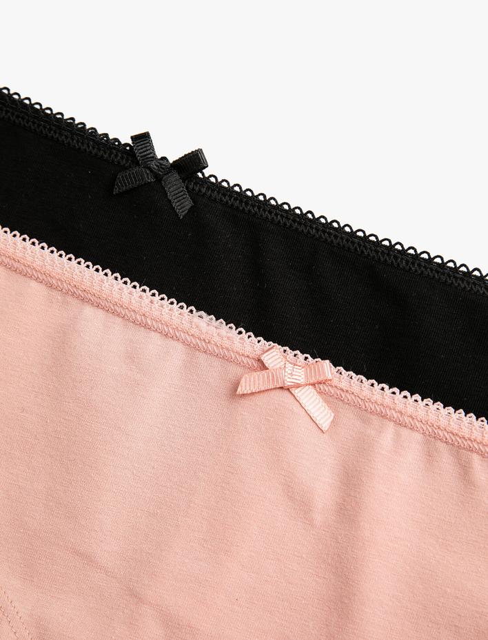  Pamuklu 2'li Paket Hipster Basic Külot