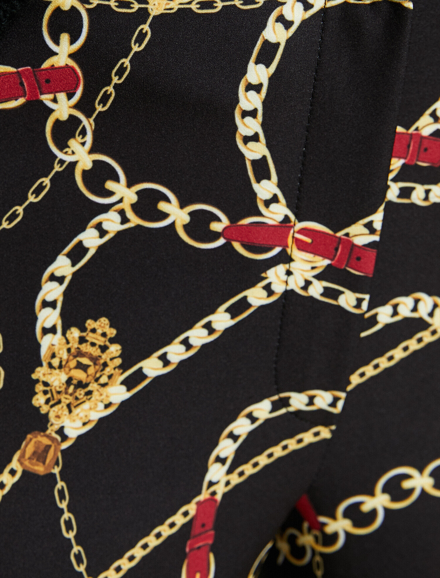   Zincir Desenli Pantolon