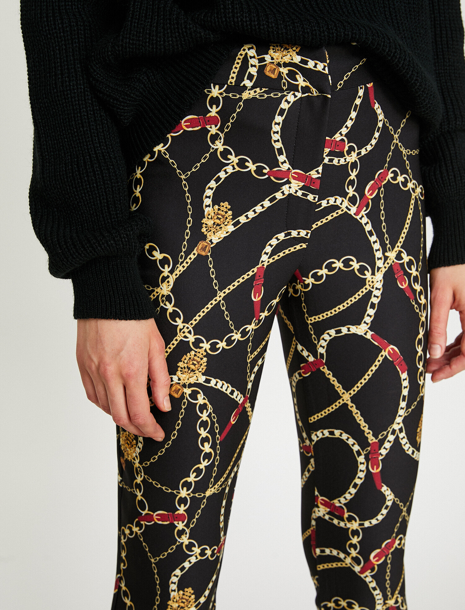   Zincir Desenli Pantolon