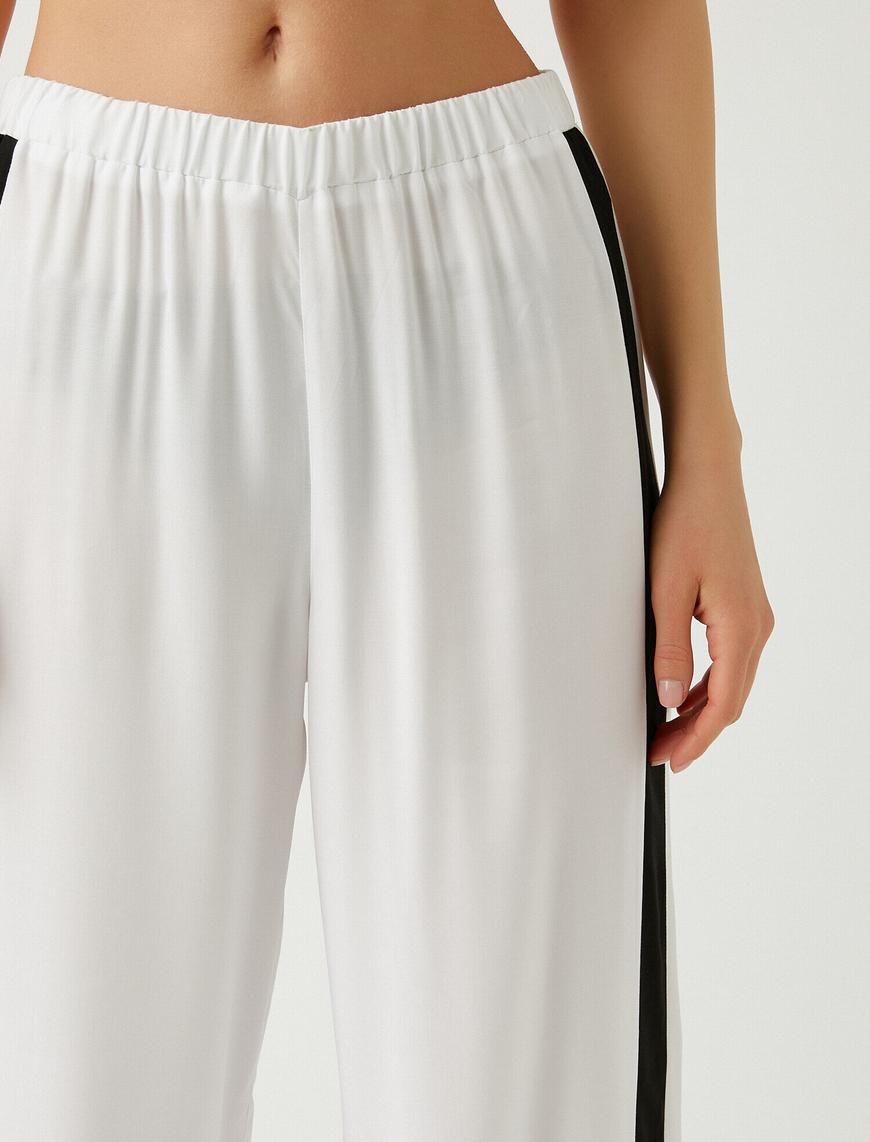   Şerit Detaylı Pantolon