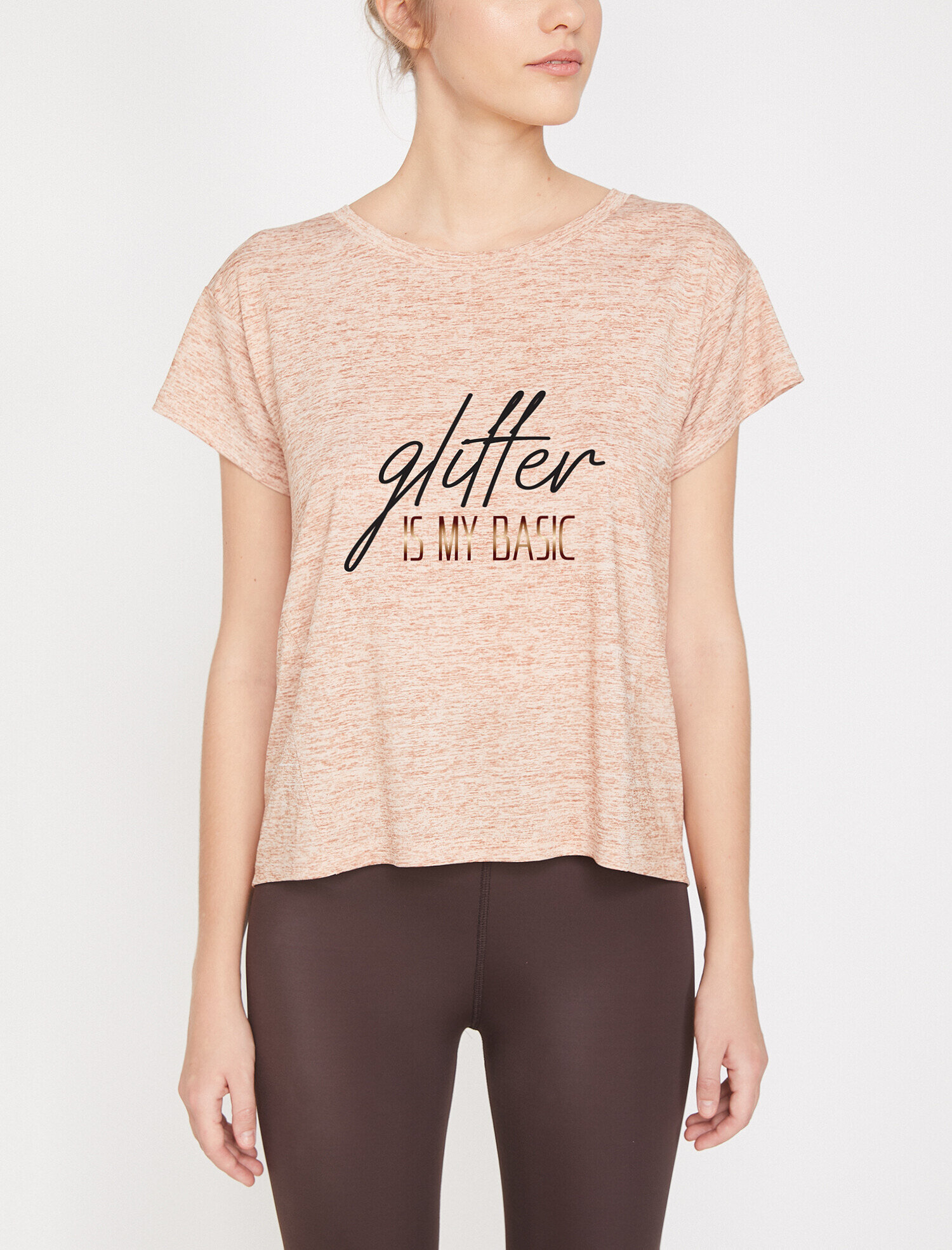   Spor T-Shirt Bisiklet Yaka Kısa Kollu