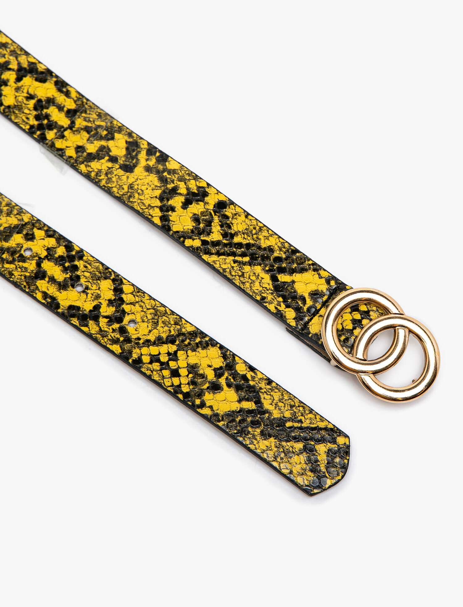  Kadın Yılan Derisi Desenli Kemer