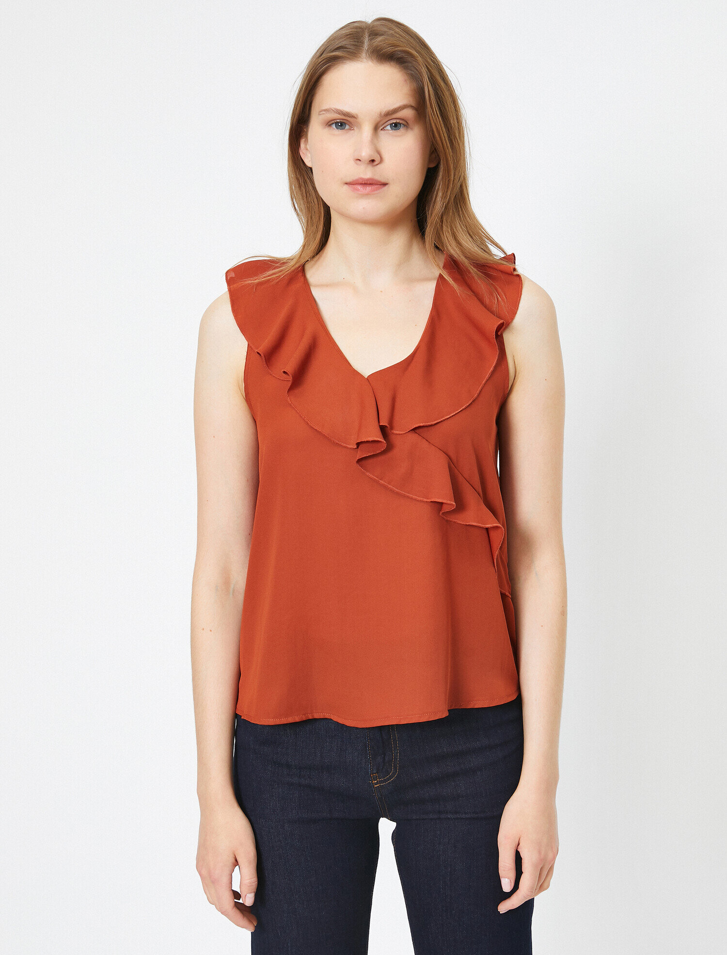   Fırfır Detaylı Bluz