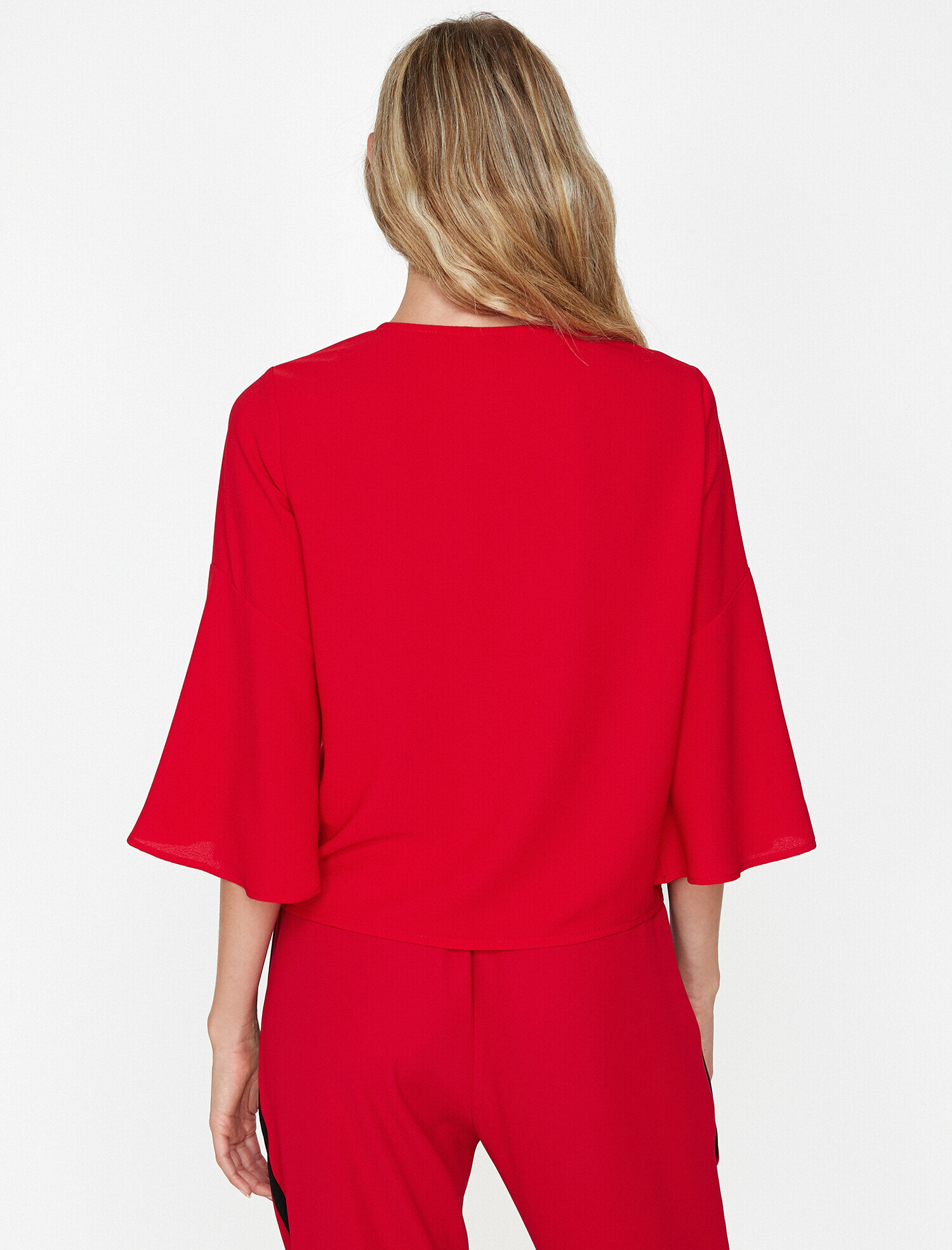   Bağlama Detaylı Bluz