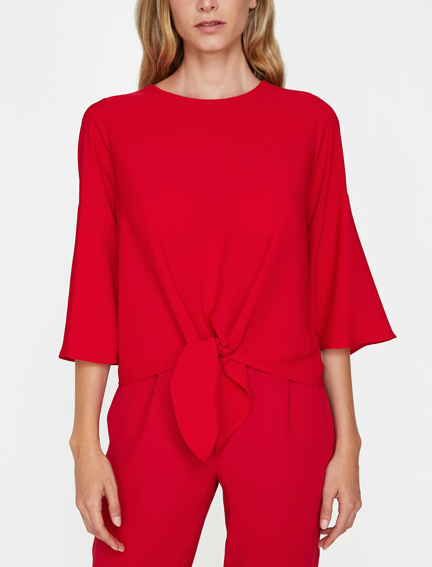   Bağlama Detaylı Bluz