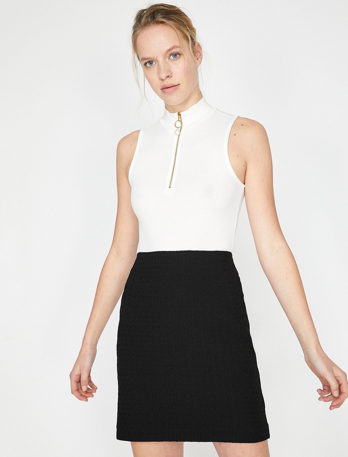  Fermuar Detaylı Atlet