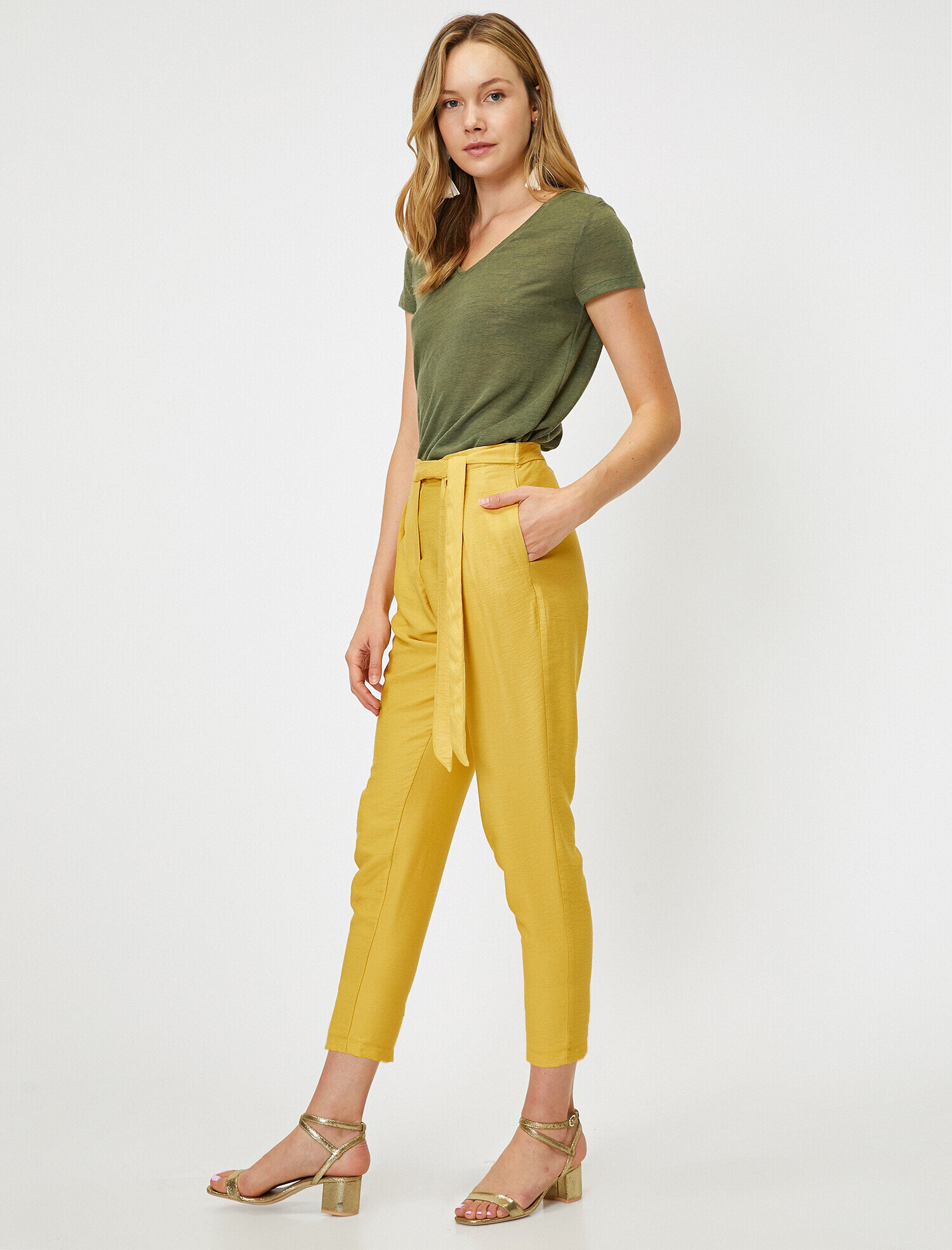   Cep Detaylı Pantolon