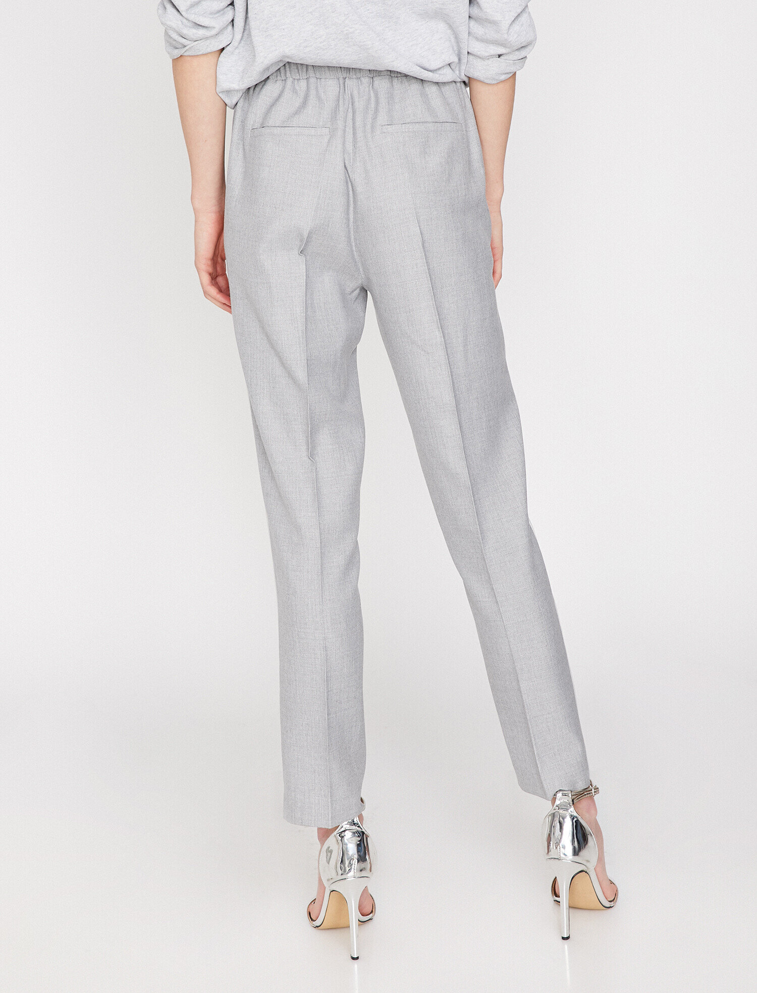   Şerit Detaylı Pantolon