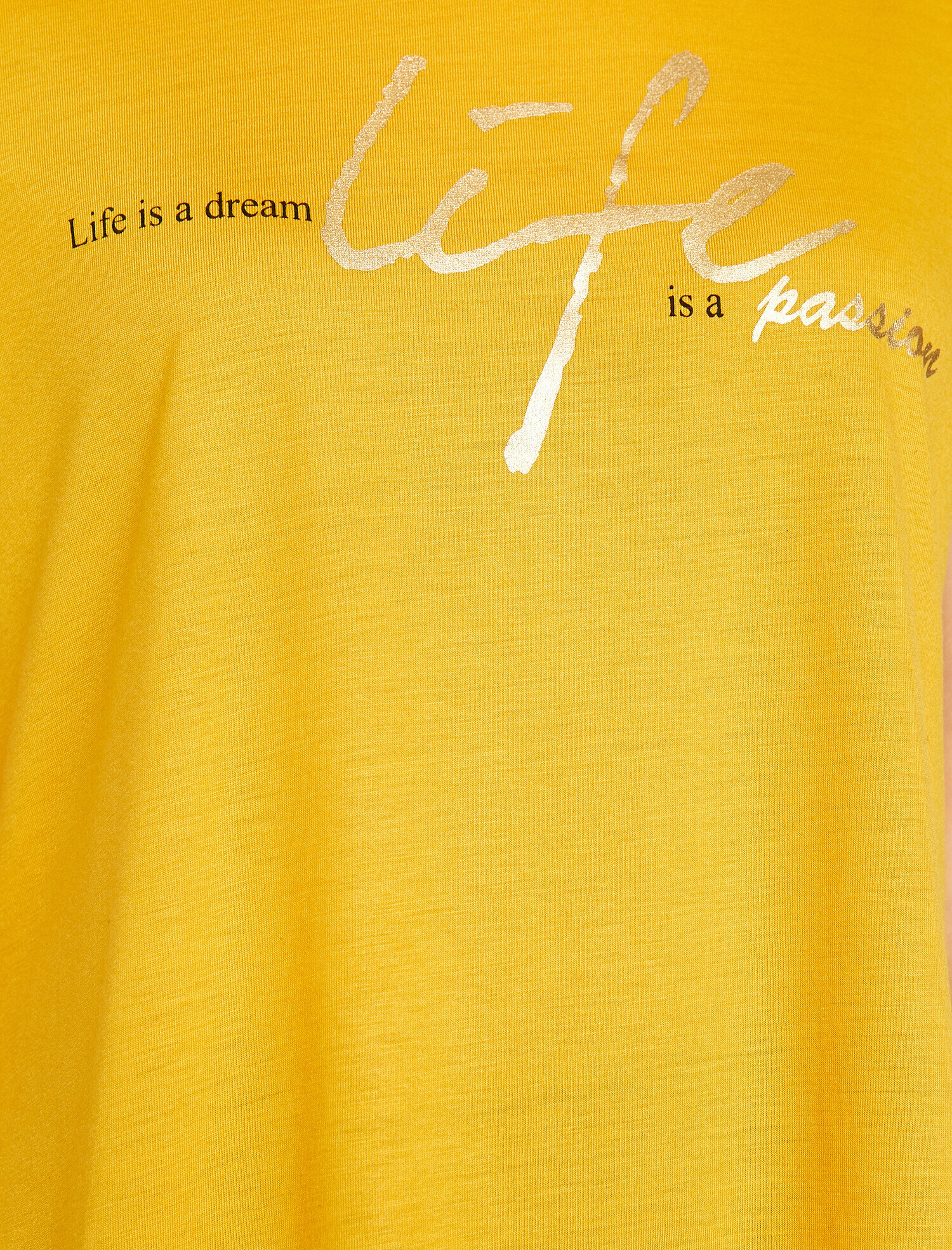   Varak Yazı Baskılı Bisikler Yaka Standart Kalıp Tişört